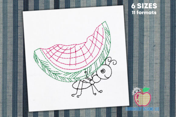 Ant Eating Watermelon Single Stitch Review
