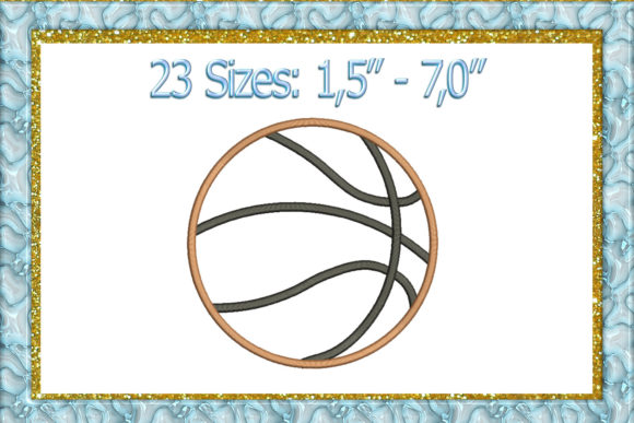 Basketball Applique Design Review