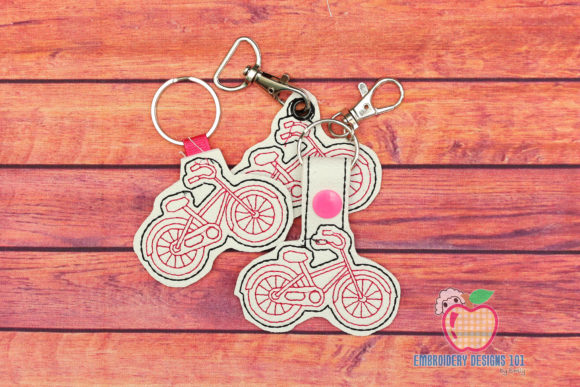 Bicycle Lineart ITH Keyfob: A Designer's Review