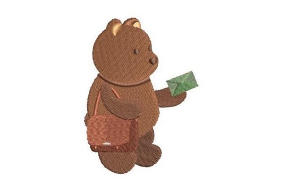 Brown Bear Mail Carrier Embroidery Design Review