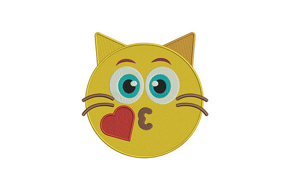 Kissing Cat Emoji: A Seasonal Embroidery Review