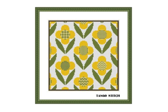 Yellow Flower Cross Stitch Ornament Review